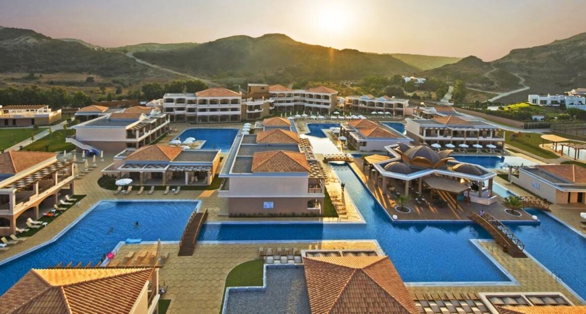 Hotel La Marquise na ostrově Rhodos s výhledem na moře