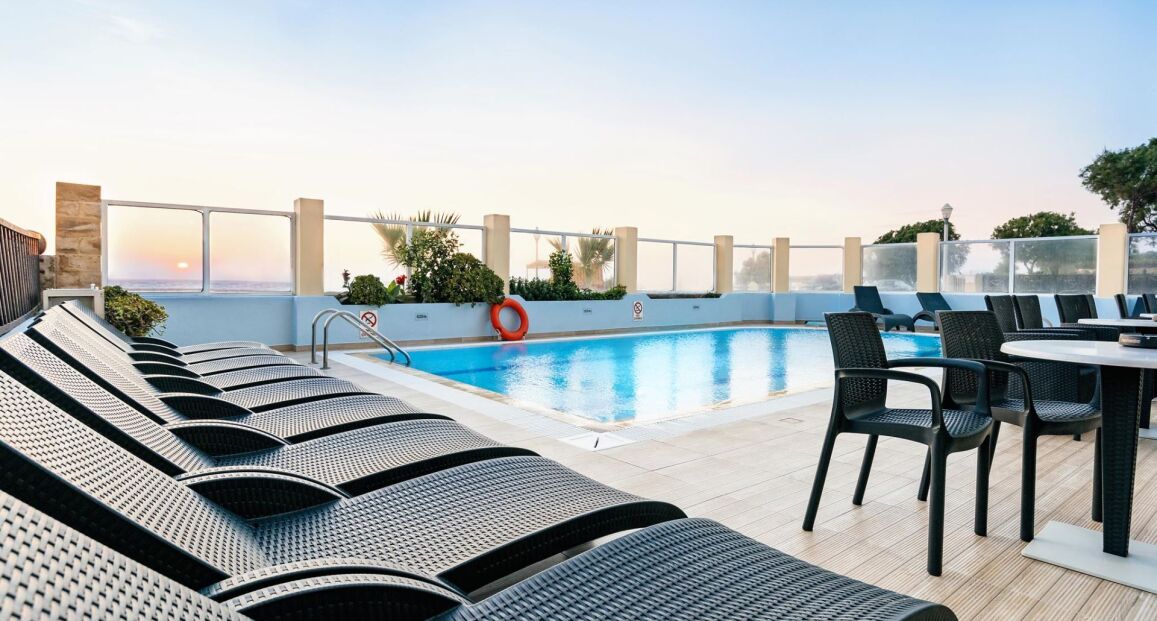 Hotel Riviera u pláže na ostrově Rhodos