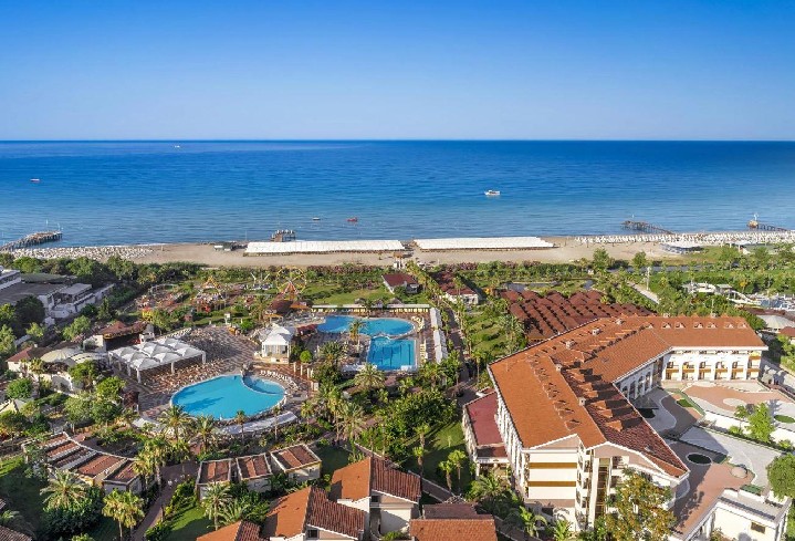 Hotel Club Turan Prince World u soukromé pláže v Kizilagacu