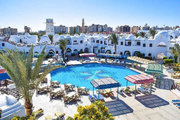 Arabella Azur Resort u pláže v Hurghadě