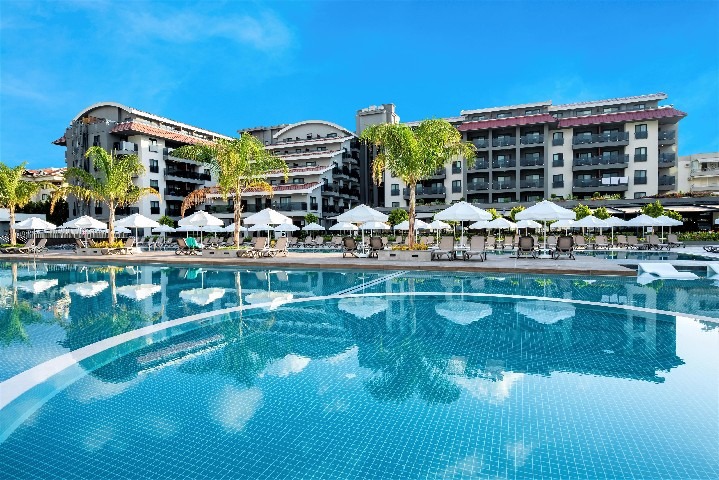 Green Garden Resort & Spa s výhledem na Středozemní moře