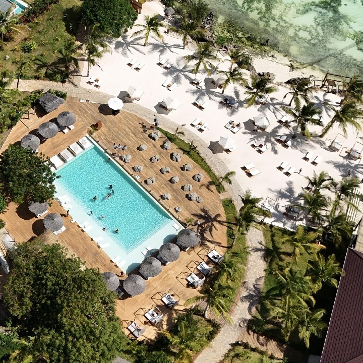 Resort Aldiana Club Zanzibar s privátní pláží a bazénem