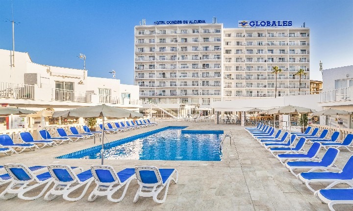 Hotel Globales Condes de Alcudia blízko pláže v letovisku Alcúdia