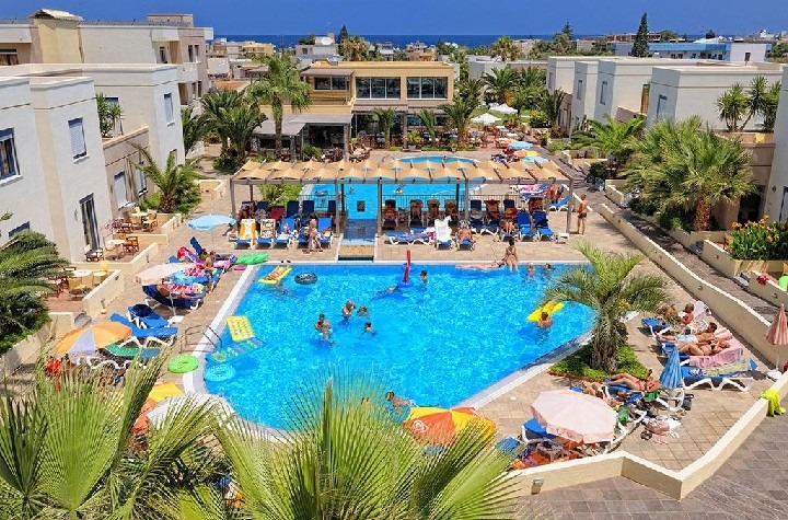 Rodinný hotel Meropi s aquaparkem v blízkosti Malia