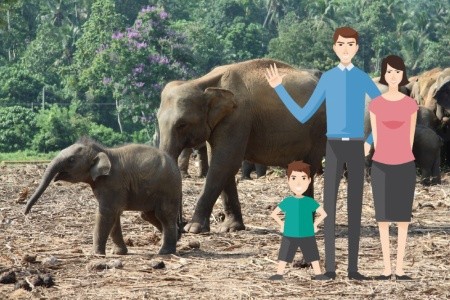 Na Srí Lanku s dětmi