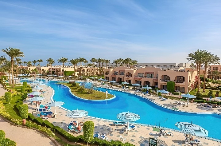 Ali Baba Palace Resort u pláže v Hurghadě