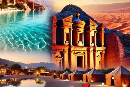 Dvě moře a Petra 4*, navíc s nocí v poušti