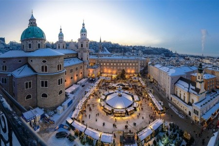 Advent v Salcburku a na jezeře Wolfgangsee