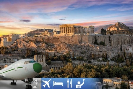 Letecký zájezd do Atén s ubytováním a snídaní
