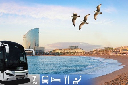 Autobusový zájazd do Barcelony, Nice a Monaka s ubytovaním a raňajkami.