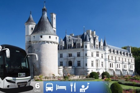 6-dňový zájazd do Paríža a zámkov na rieke Loire