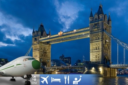 Adventní letecký zájezd do Londýna s ubytováním a snídaní.