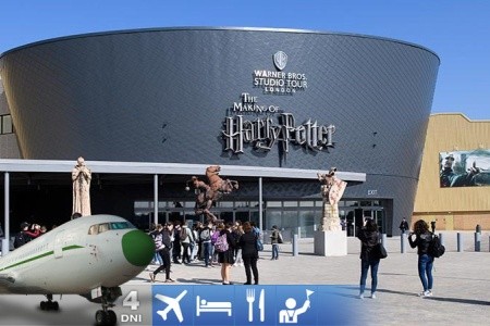 Letecký zájezd do Londýna a svět Harryho Pottera s návštěvou studia Harryho Pottera.