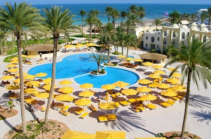 Hotel Eden Star přímo u pláže v Zarzisu