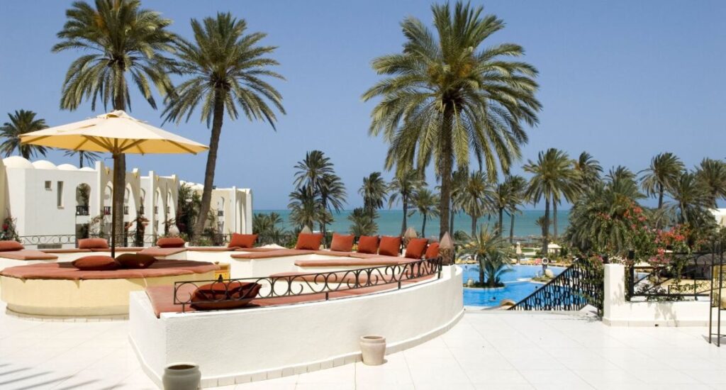 Hotel Eden Star s výhledem na moře v Tunisku