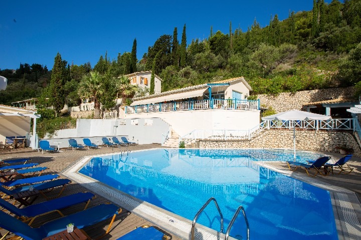 Hotel ODYSSEY v Agios Nikitas s výhledem na moře