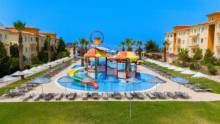 Hotel Sealight Family Club u pláže v letovisku Kusadasi