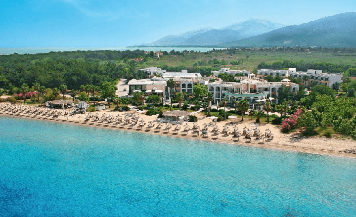 Hotel Ilio Mare u pláže v letovisku Skala Prinos