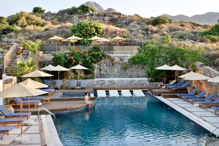 Hotel Elounda Orama s výhledem na moře v letovisku Elounda