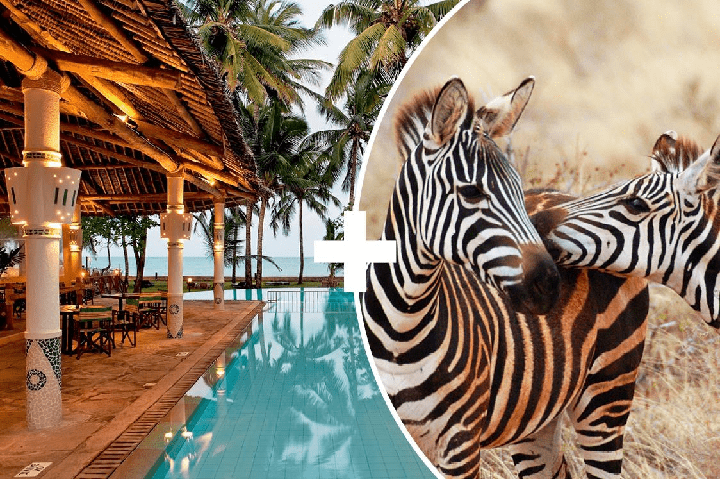 Safari v NP Tsavo East a relaxace v Neptune Village Beach Resort