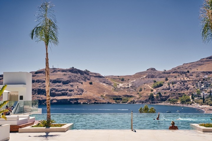 Lindos Grand Resort & Spa s výhledem na Egejské moře