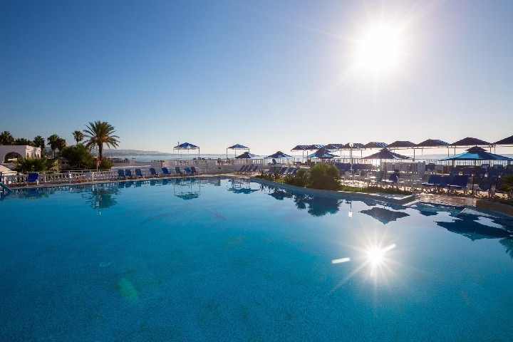 Klubový hotel Samira u pláže v Hammametu s aquaparkem