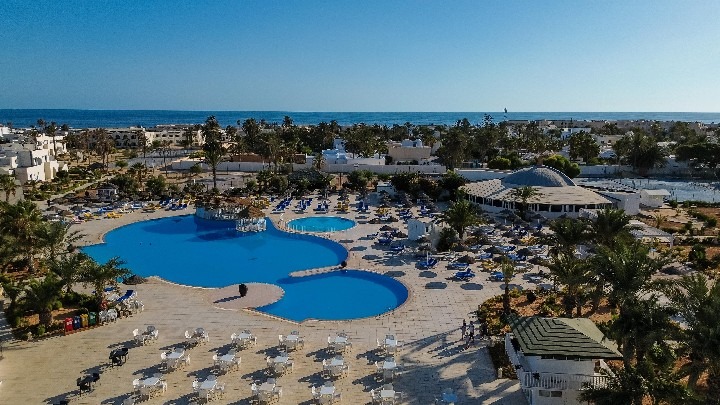 Hotel Djerba Sun Beach blízko pláže na Djerbě