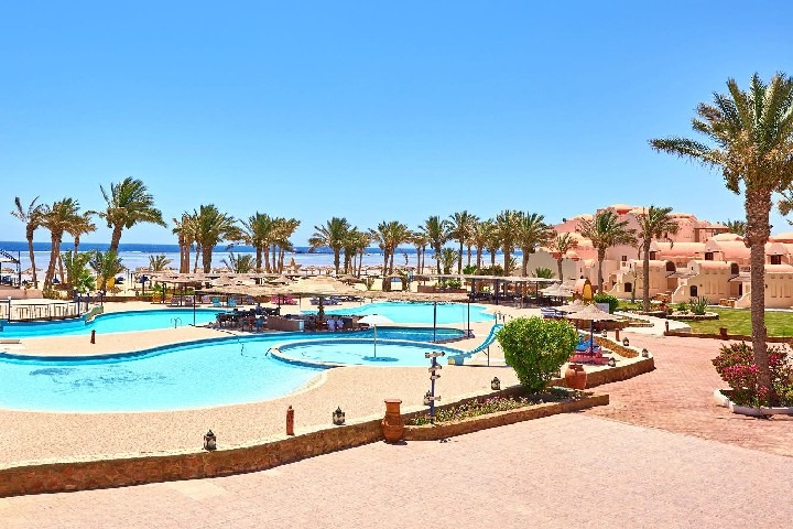 Hotel Protels Crystal Beach Resort u pláže v Marsa Alam