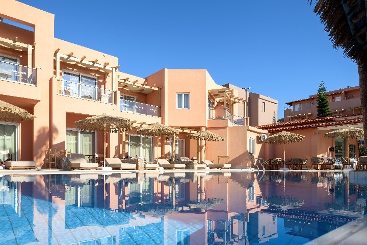 Hotel High Beach u pláže v letovisku Malia