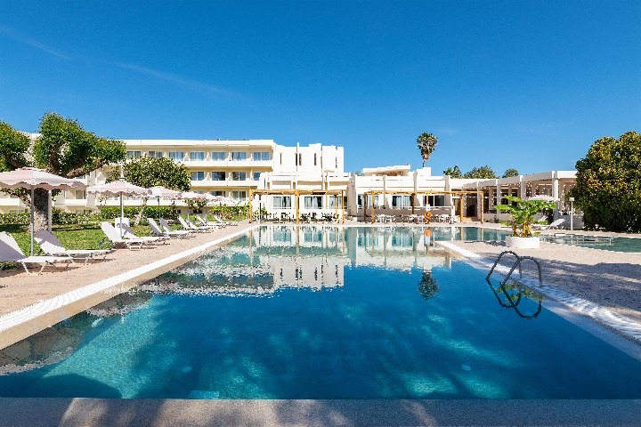 Hotel Afandou Bay Village blízko pláže v oblasti Afandou.