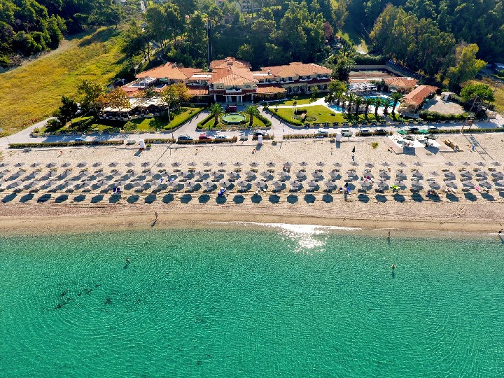Possidi Holidays Resort & Suites na Chalkidiki s výhledem na moře