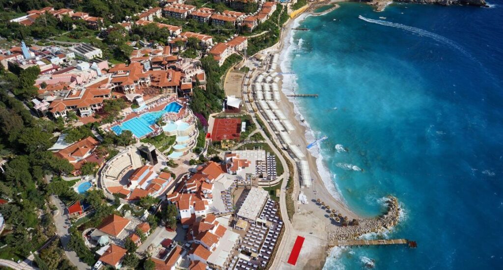 Rodinný hotel Liberty Hotels Lykia Family v Olu Deniz s vodním parkem