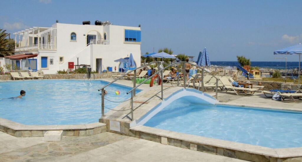 Hotel Blue Beach s výhledem na moře v letovisku Stavros