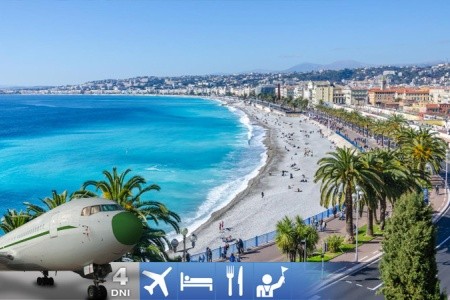 4-dňový letecký zájazd do Nice