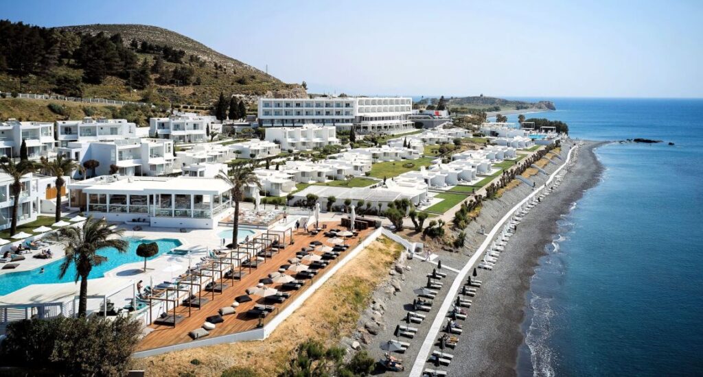 Dimitra Beach Hotel & Suites na ostrově Kos s přístupem k pláži
