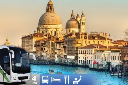 Romantický zájezd do Benátek a Verony pro zamilované páry.