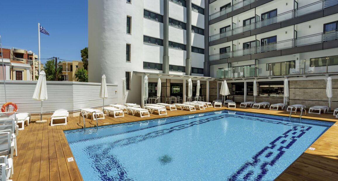 Moderní hotel Rhodos Horizon City v centru Rhodosu