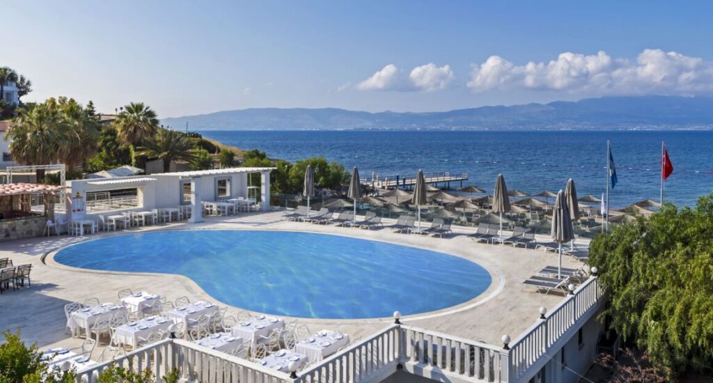 Hotel Charm Beach přímo na pláži v Bodrumu