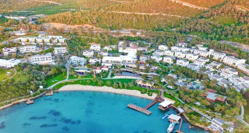 Hotel Rixos Premium Bodrum s výhledem na Egejské moře