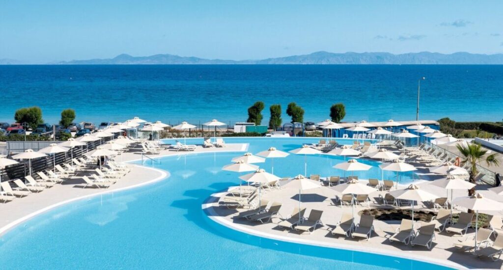 Belair Beach Hotel u pláže na Rhodosu