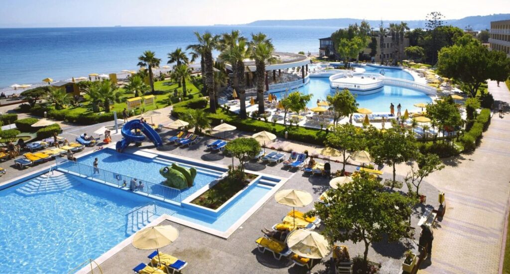 Hotel Sunshine Rhodes blízko pláže na ostrově Rhodos