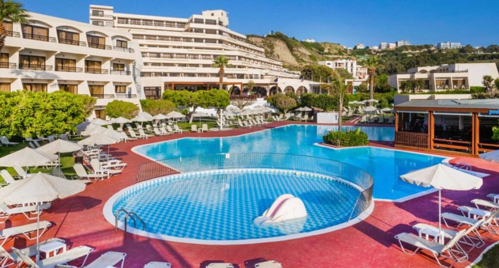 Hotel Zeus Hotels SOL by Melia Cosmopolitan na ostrově Rhodos