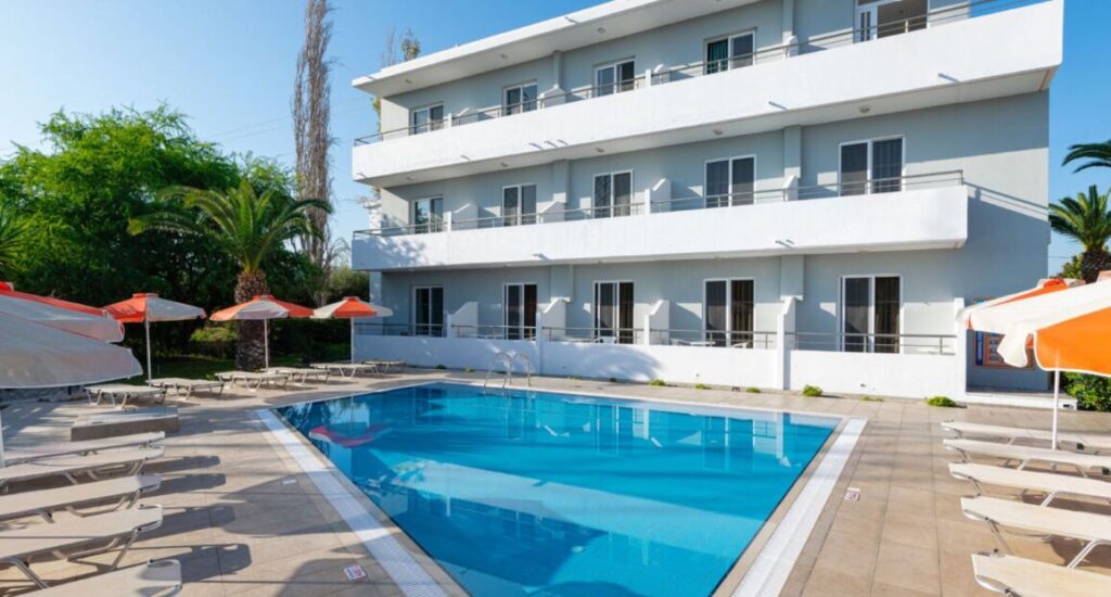 Hotel Meliton v klidné části Řecka