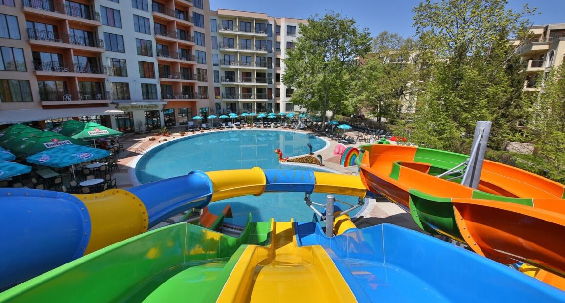 Prestige Hotel and Aquapark s bazénem a tobogány