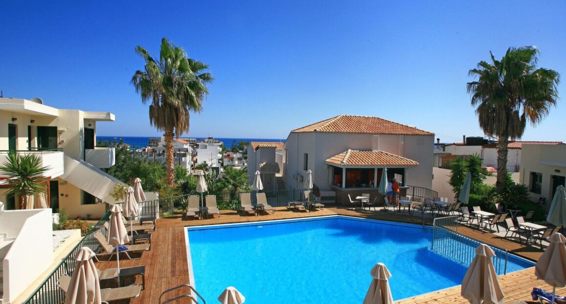 Katrin Suites hotel v centru Stalis u pláže