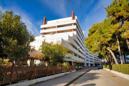 Residence Luna v Lignanu mezi pláží a centrem města.