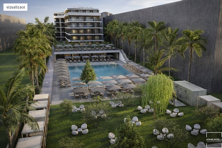 Hotel Nova Life s bazénem a přístupem na pláž v Turecku.