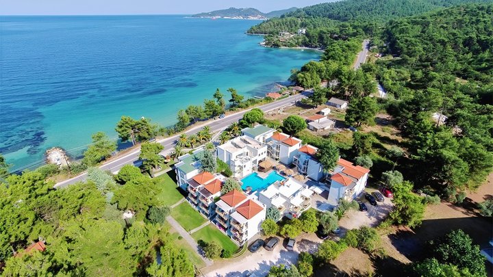Hotel Esperides v klidné zalesněné oblasti na Thassosu