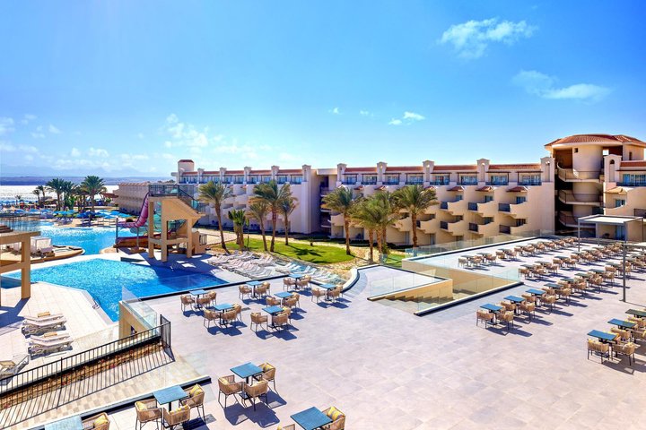 The V Luxury Resort Sahl Hasheesh s výhledem na moře