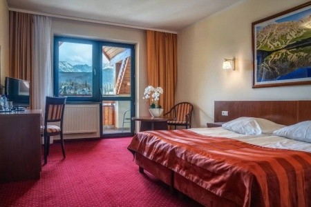 Hotel v Zakopaném s výhledem na Tatry
